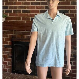 Calvin Klein Men's Body Fit Short Sleeve Dress Top T Shirt Size M canal Blue New